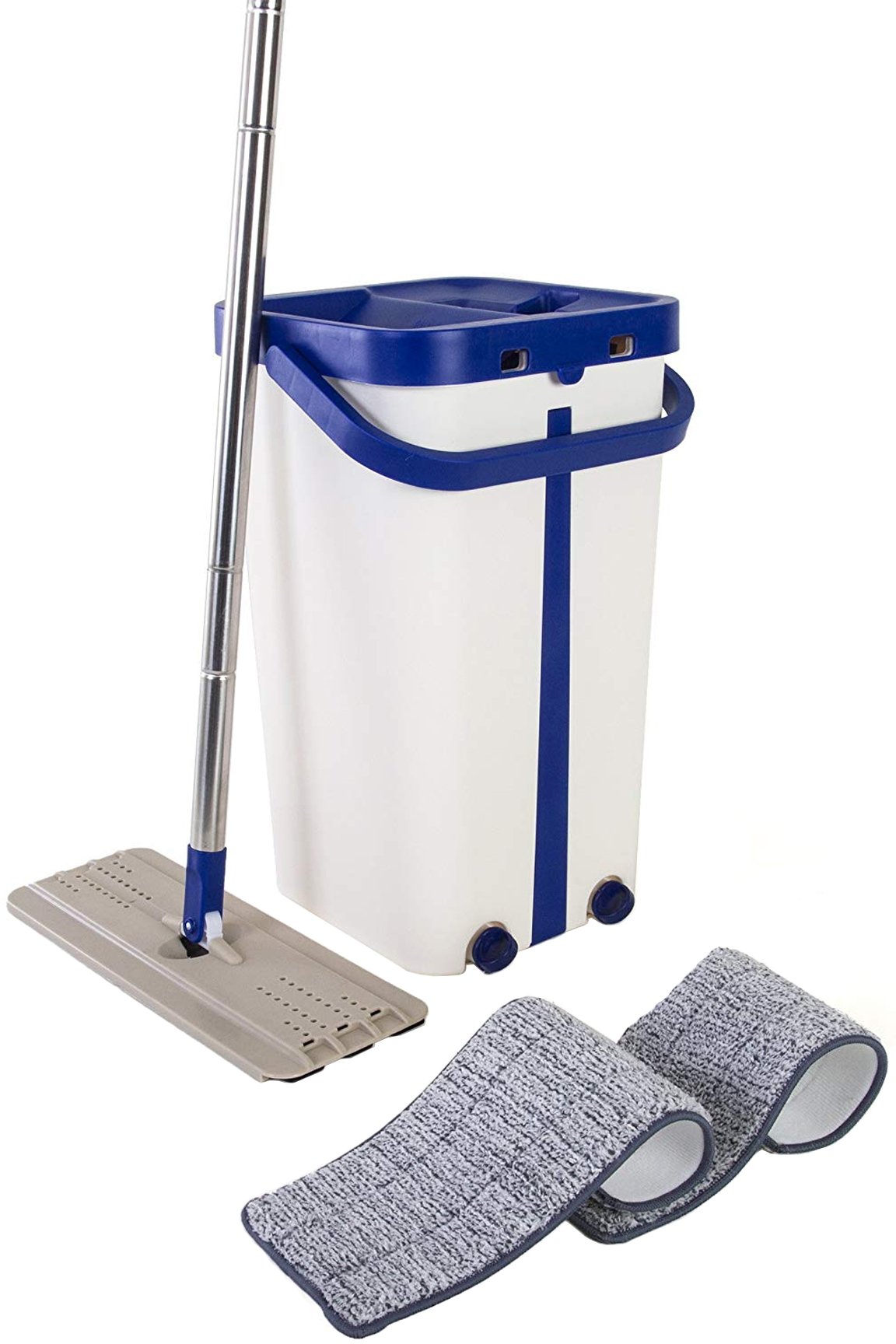 Self-Cleaning Flat Mop And Bucket Set